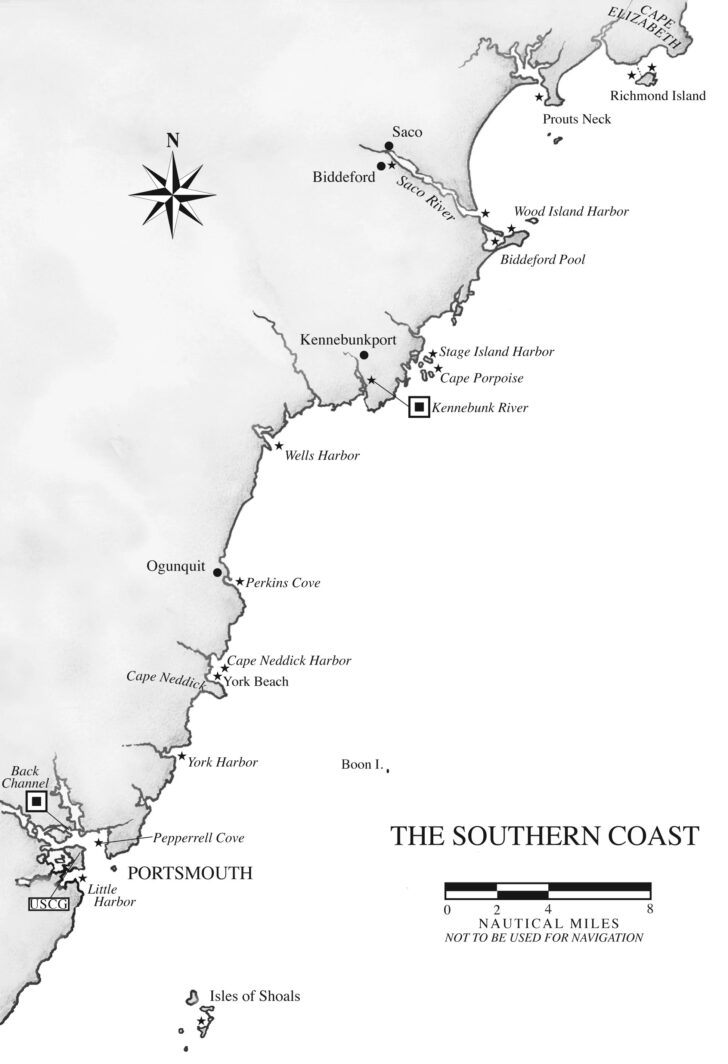 Map of Beaches in Maine