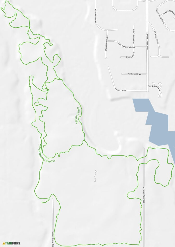 Map of Martins Dairy Rd New Smyrna Beach Fl