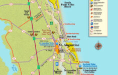 St. Augustine Area Tourist Map - Ontheworldmap for Map of St Augustine Beach