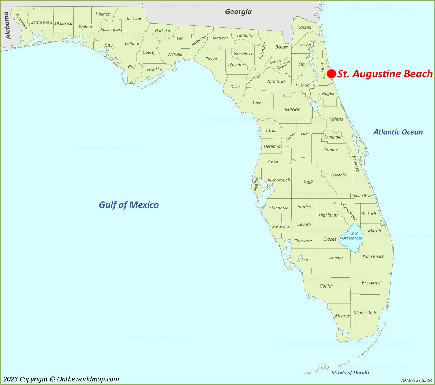 St. Augustine Beach Map | Florida, U.s. | Discover St. Augustine within St Augustine Beach Fl Map