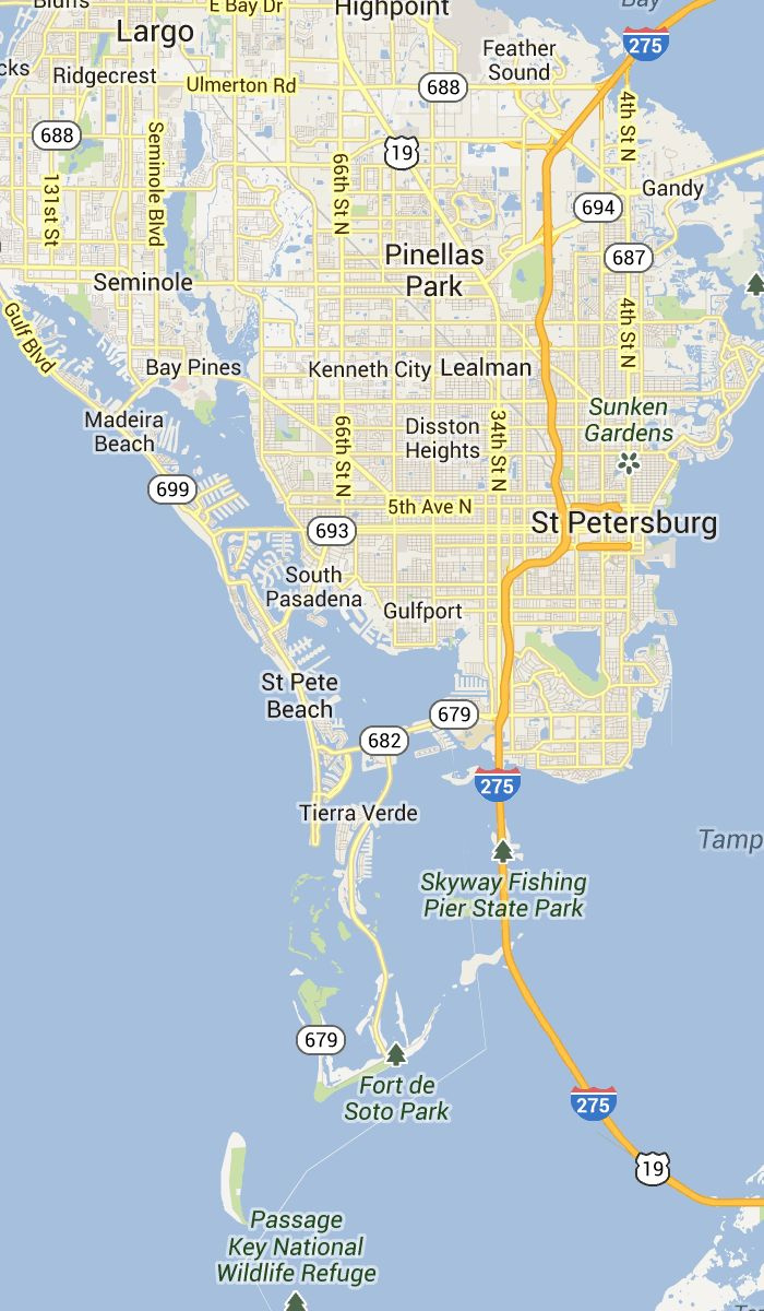 St. Pete Beach inside Florida Map St Pete Beach