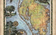 St Petersburg Beaches Florida Map Poster Print Vintage Wall Art Home Decor  Gift intended for Map of St Petersburg Beaches