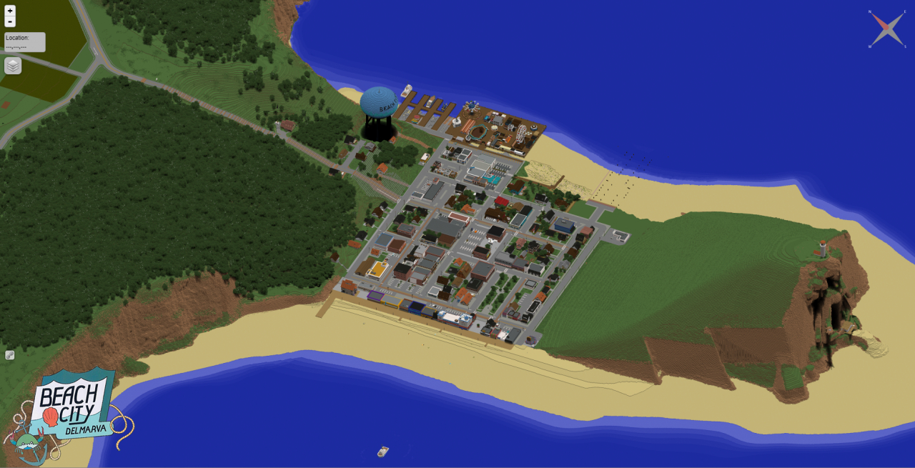 Steven Universe - Beach City And Surrounding Area (Custom Resource regarding Steven Universe Beach City Map