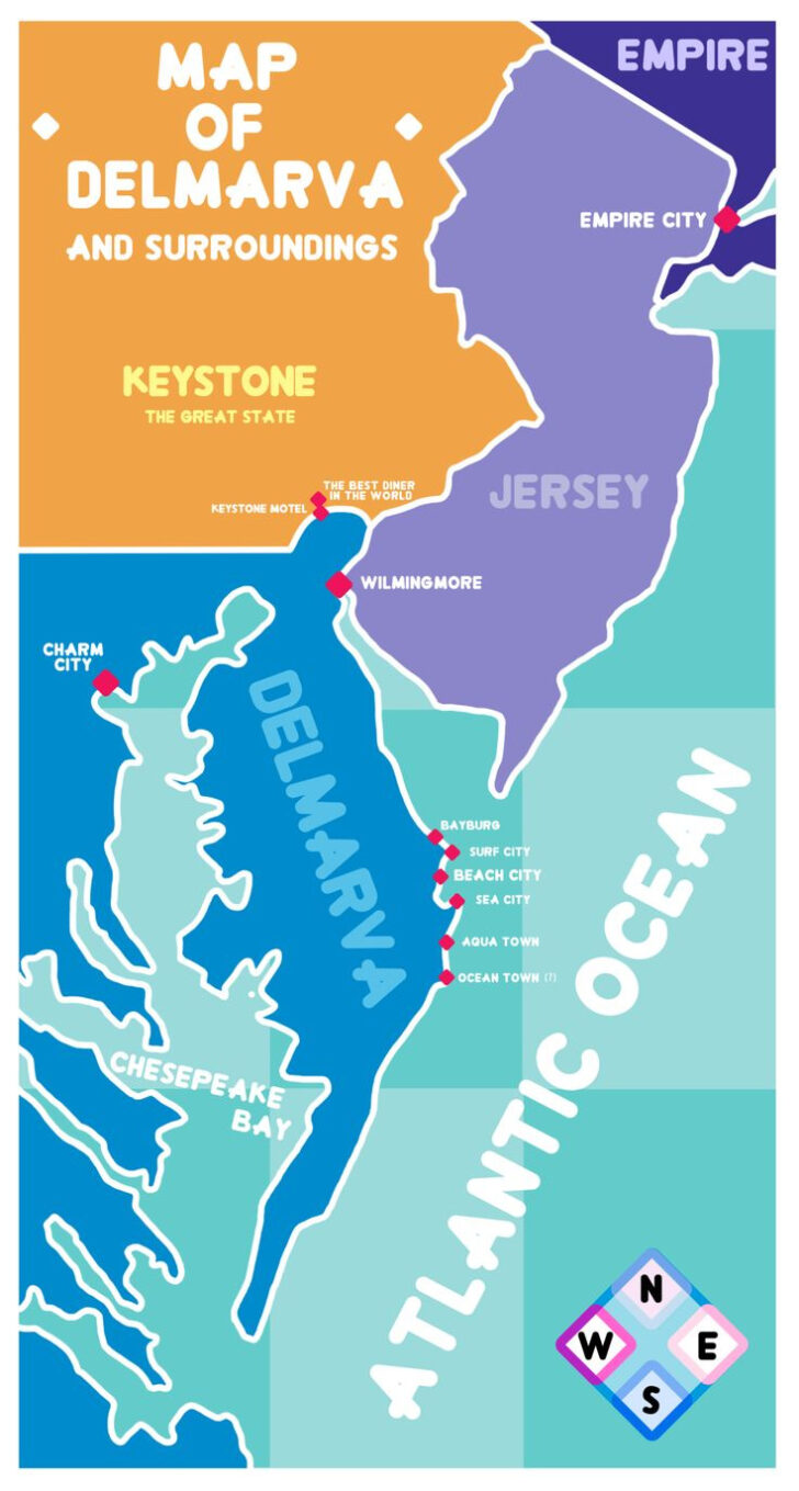 Steven Universe Beach City Map