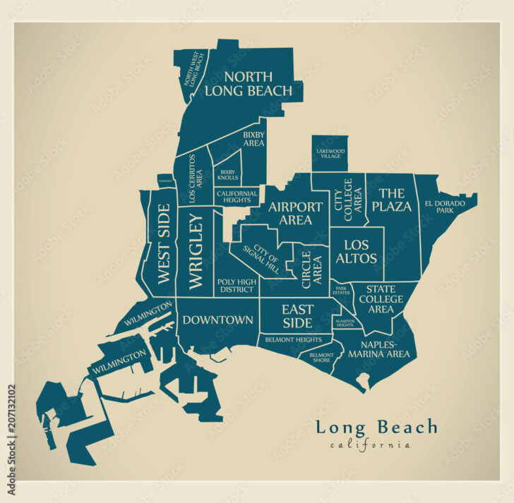 Map of Long Beach Neighborhoods