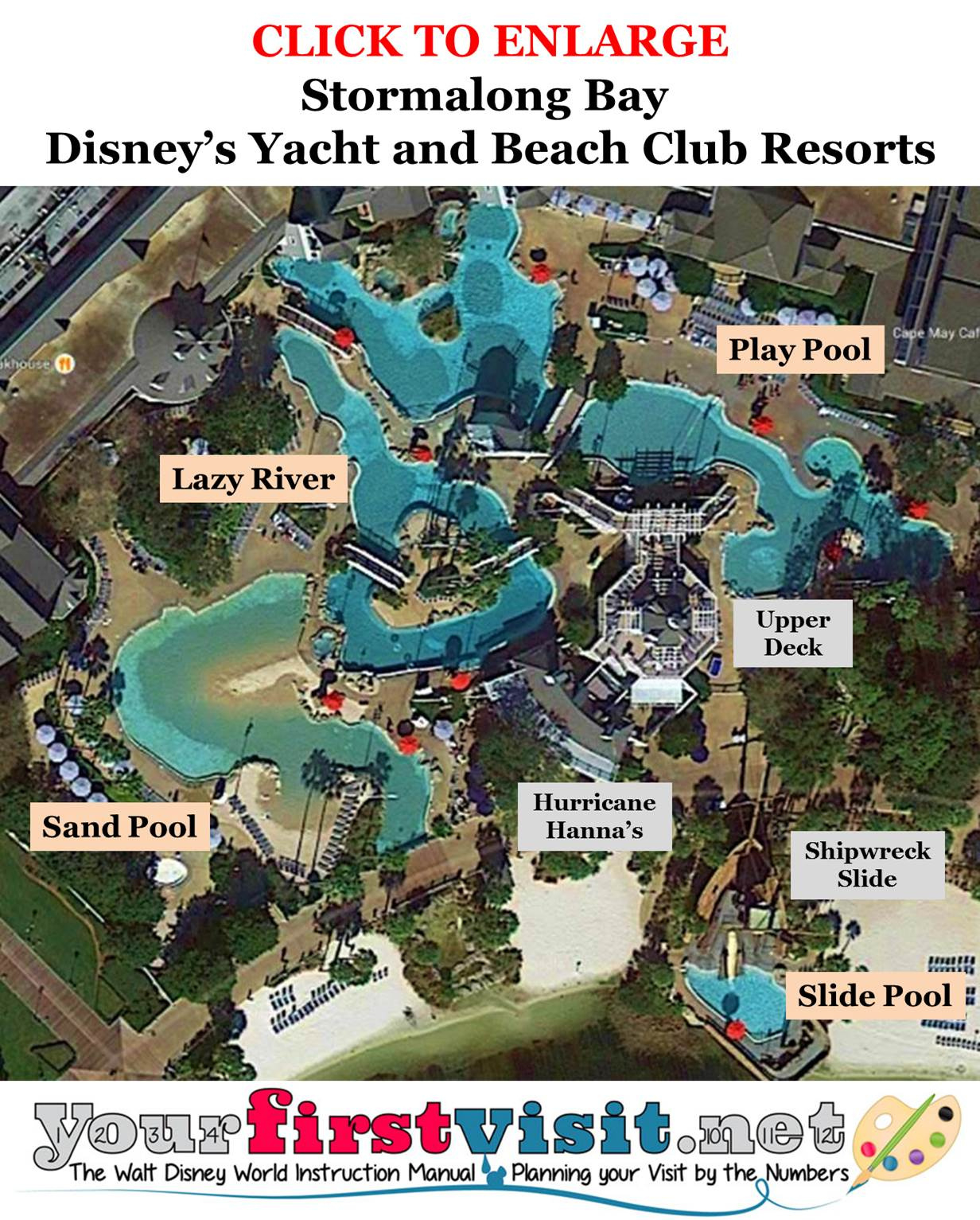 Stormalong Bay At Disney&amp;#039;S Yacht And Beach Club Resorts with regard to Disney Beach Club Resort Map