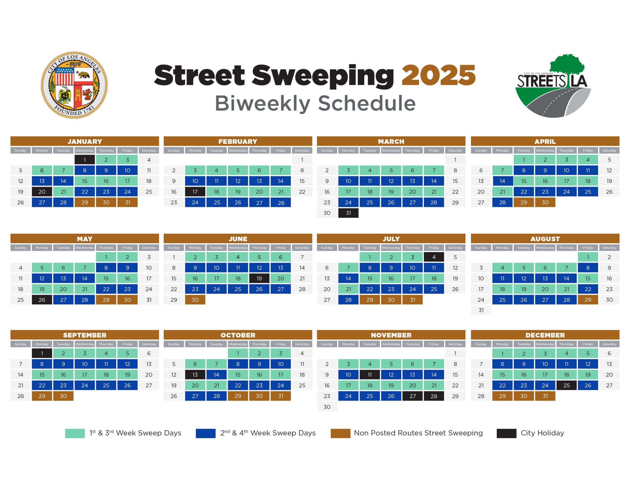 Street Sweeping Near Me | Bureau Of Street Services with Huntington Beach Street Sweeping Map
