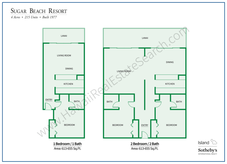 Sugar Beach Resort Maui Map