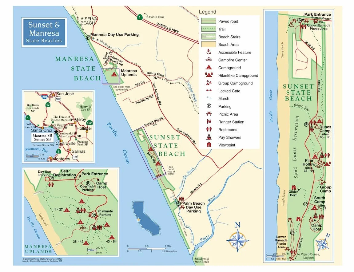 Sunset State Beach: Where Nature And Serenity Meet The Pacific for Sunset State Beach Campground Map