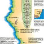 Surfin' Usa” Map In Beaches In Southern California Map