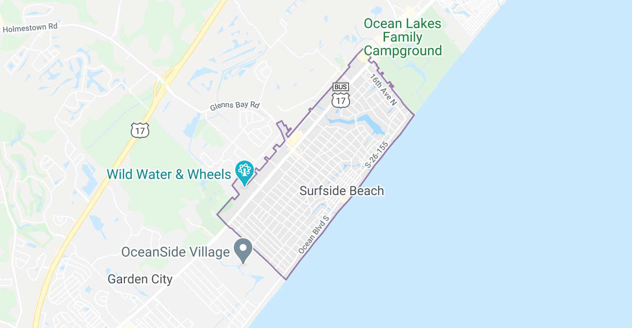 Surfside Beach, Sc 29575 To Newsunseo - Myrtle Beach Seo regarding Map Of Surfside Beach Sc