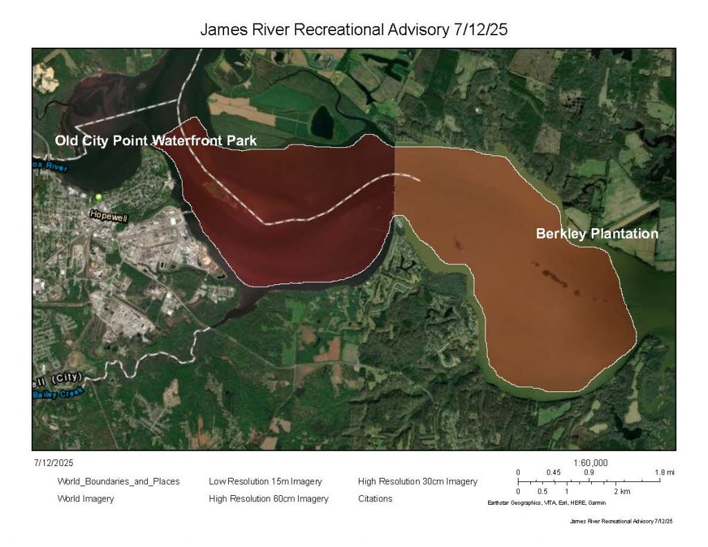 Swimming Advisory Archives - Newsroom for Virginia Beach Bacteria Warning Today Map