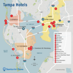 Tampa Hotel Map   Best Beach Resorts & Places To Stay Pertaining To Hotel Map Of Clearwater Beach Fl