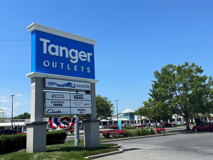 Tanger Outlets Rehoboth Beach Map Tanger Outlets Rehoboth Beach Map