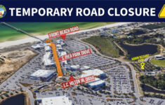 Temporary Road Closure Announced For South Pier Park Drive regarding Map Of Pier Park Panama City Beach Florida