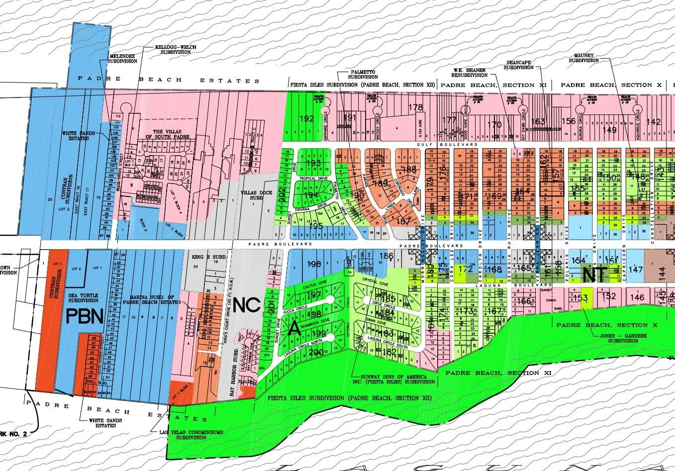 Texas Coast Zoning Maps - Texas Beach Homes for City of Laguna Beach Zoning Map
