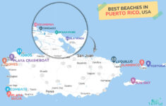 The 13 Best Beaches In Puerto Rico, For Any Taste intended for Puerto Rico Map of Beaches