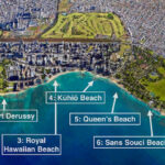 The 2 Mile Long Waikīkī Beach: How To Choose Your Favorite Stretch Pertaining To Hotels Along Waikiki Beach Map