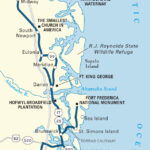 The Atlantic Coast Route Across Georgia | Road Trip Usa Throughout Map Of Beaches In Georgia
