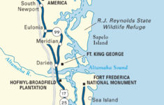 The Atlantic Coast Route Across Georgia | Road Trip Usa throughout Map Of Beaches In Georgia