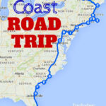 The Best Ever East Coast Road Trip Itinerary Pertaining To Map Of East Coast From Virginia To Florida