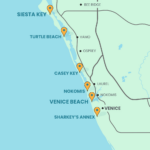 The Best Florida Beaches For Weddings | Sarasota & Venice Throughout Map Of Northern Florida Beaches