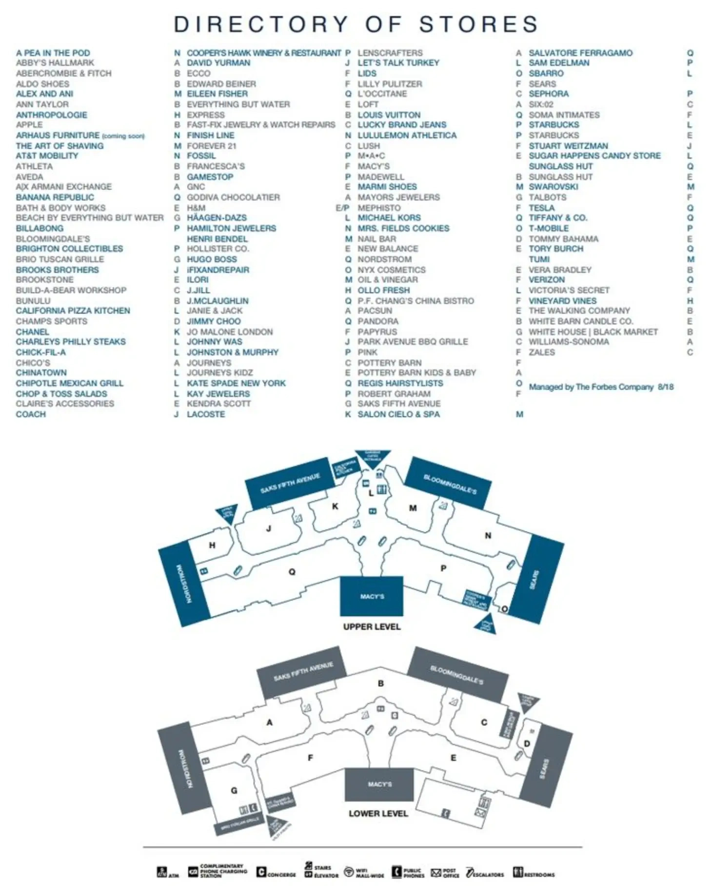 The Gardens Mall Map 2024 - All Maps in Palm Beach Gardens Mall Map