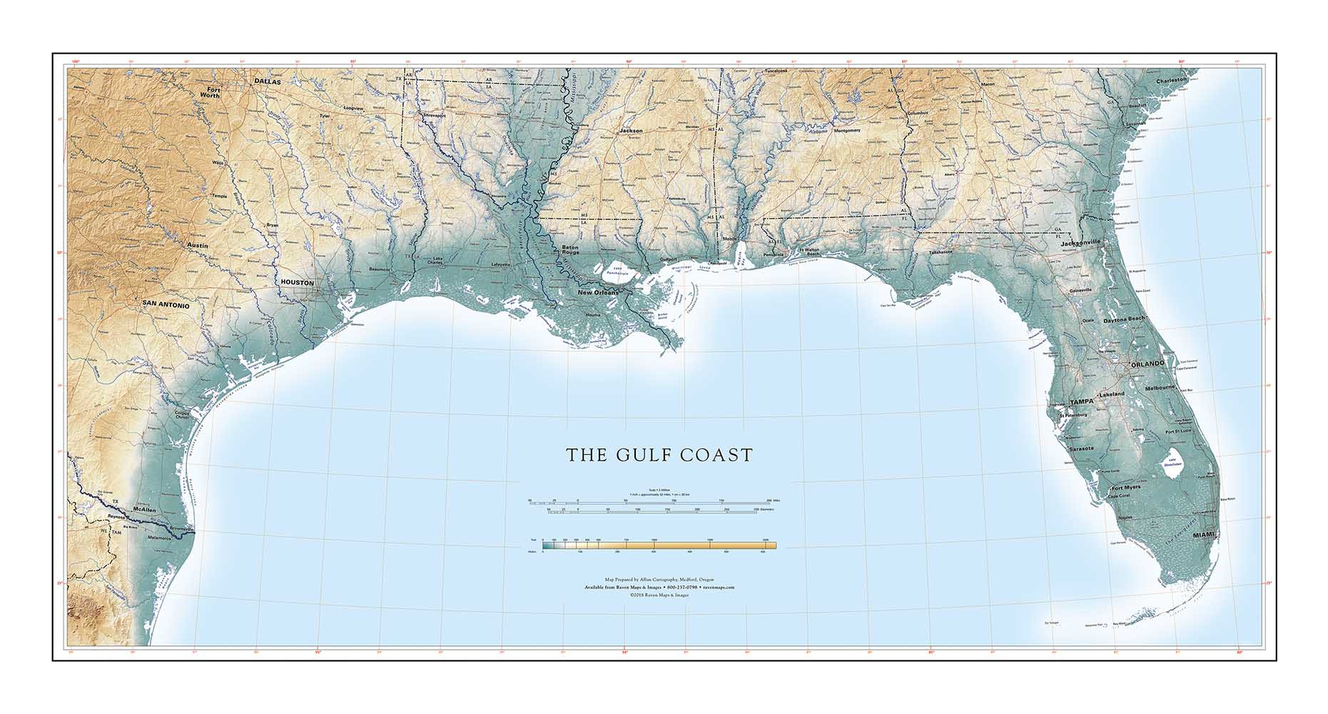 The Gulf Coast inside Map of the Gulf Coast of Florida