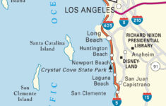 The Pacific Coast Route Through Southern California | Road Trip Usa in Map Of Beaches In Southern Ca
