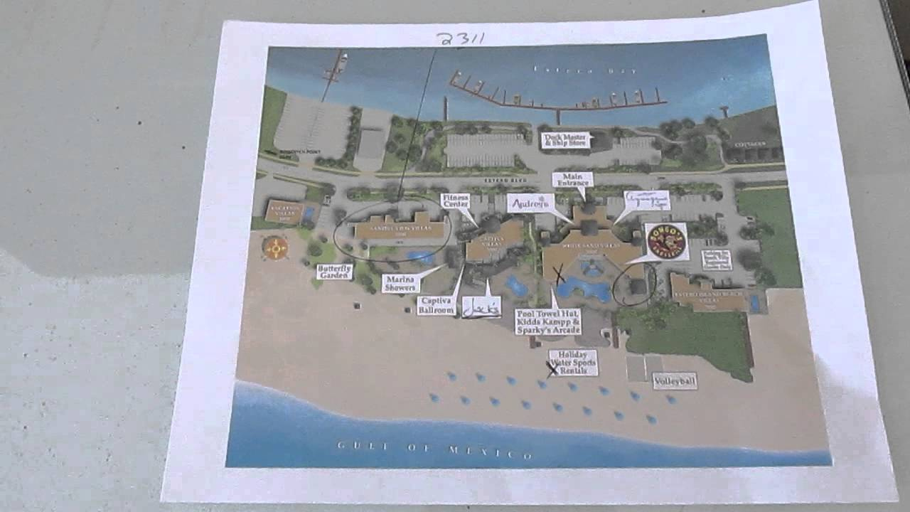 The Pink Shell Beach Resort, Ft Myers Florida with Pink Shell Beach Resort Map