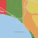 The Safest And Most Dangerous Places In Mexico Beach, Fl: Crime In Map Of Mexico Beach Fl