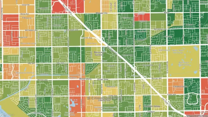 Crime Map Huntington Beach Ca