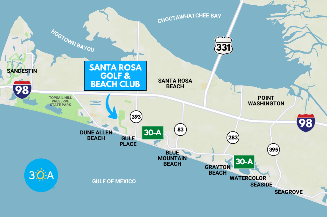 The Ultimate Guide To Santa Rosa Golf &amp;amp; Beach Club – 30A throughout Santa Rosa Beach Map Florida