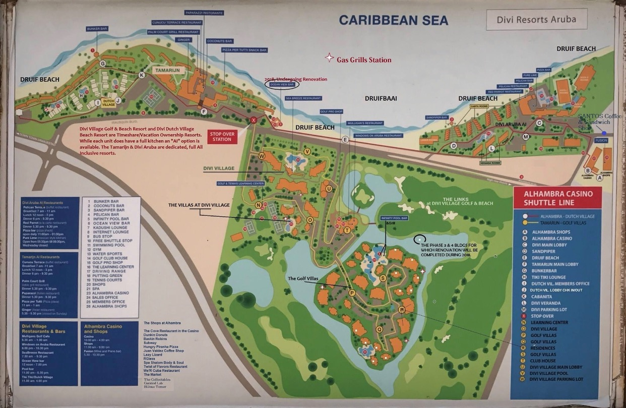 Tips While Staying At The Divi Village Golf Resort In Aruba with regard to Map of Divi Village Golf and Beach Resort