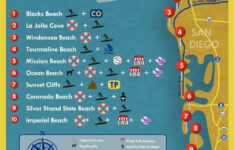 Top 10 San Diego Beaches within San Diego Ocean Beach Map