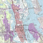 Topographical Map   St. Augustine Adventure In Map Of St Augustine Beach Fl