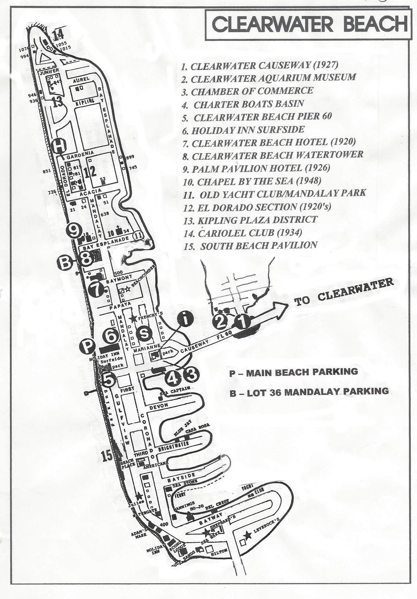 Tour Of Clearwater And Clearwater Beach in Hotel Map of Clearwater Beach Fl