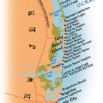 Towns Of The Jersey Shore (Xpost From /R/Newjerseypics) [490X1687 Intended For Map Of Nj Shore Beaches