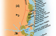 Towns Of The Jersey Shore (Xpost From /R/Newjerseypics) [490X1687 with regard to Map of South New Jersey Beaches