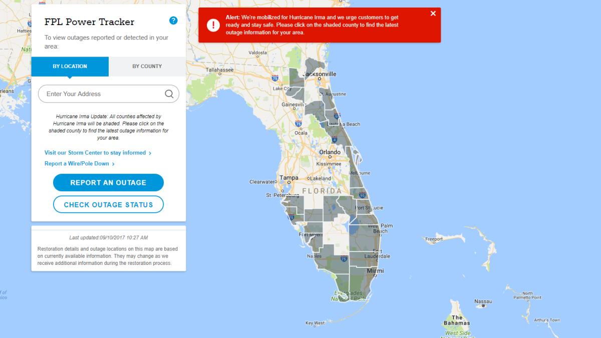 Tracking Power Outages In Your Area | Wgcu Pbs &amp;amp; Npr For Southwest regarding Beaches Energy Power Outage Map