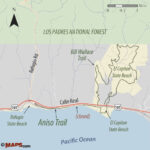 Trail Quest: El Capitán To Refugio | Songs Of The Wilderness Regarding El Capitan State Beach Map