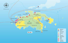 Travel To St. John | Ferries, Hotels, Divnigs intended for St John Usvi Beach Map
