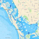 Treasure Island To St. Petersburgboat   Savvy Navvy Smart Routing Inside Treasure Island Beach Florida Map