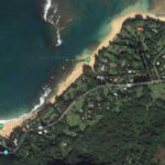 Tunnels Beach Is Located On The Northwest Shore Of Kauai In Hawaii With Map Of Tunnels Beach Kauai