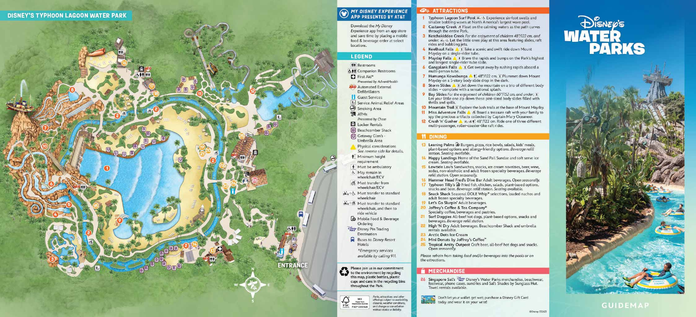 Typhoon Lagoon Map • Mickey Central for Disney Blizzard Beach Water Park Map