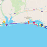 Ultimate Gulf Coast Beach Road Trip: Alabama To Florida | Geovea For Map Of Gulf Coast Florida And Alabama