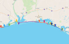 Ultimate Gulf Coast Beach Road Trip: Alabama To Florida | Geovea for Map of Gulf Coast Florida and Alabama