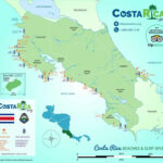 Unser Guide Zu Costa Rica'S Schönsten Stränden! Karibik & Pazifik With Samara Beach Costa Rica Map