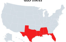 Us Gulf Coast Map | Mappr intended for Map of Gulf Coast From Texas To Florida