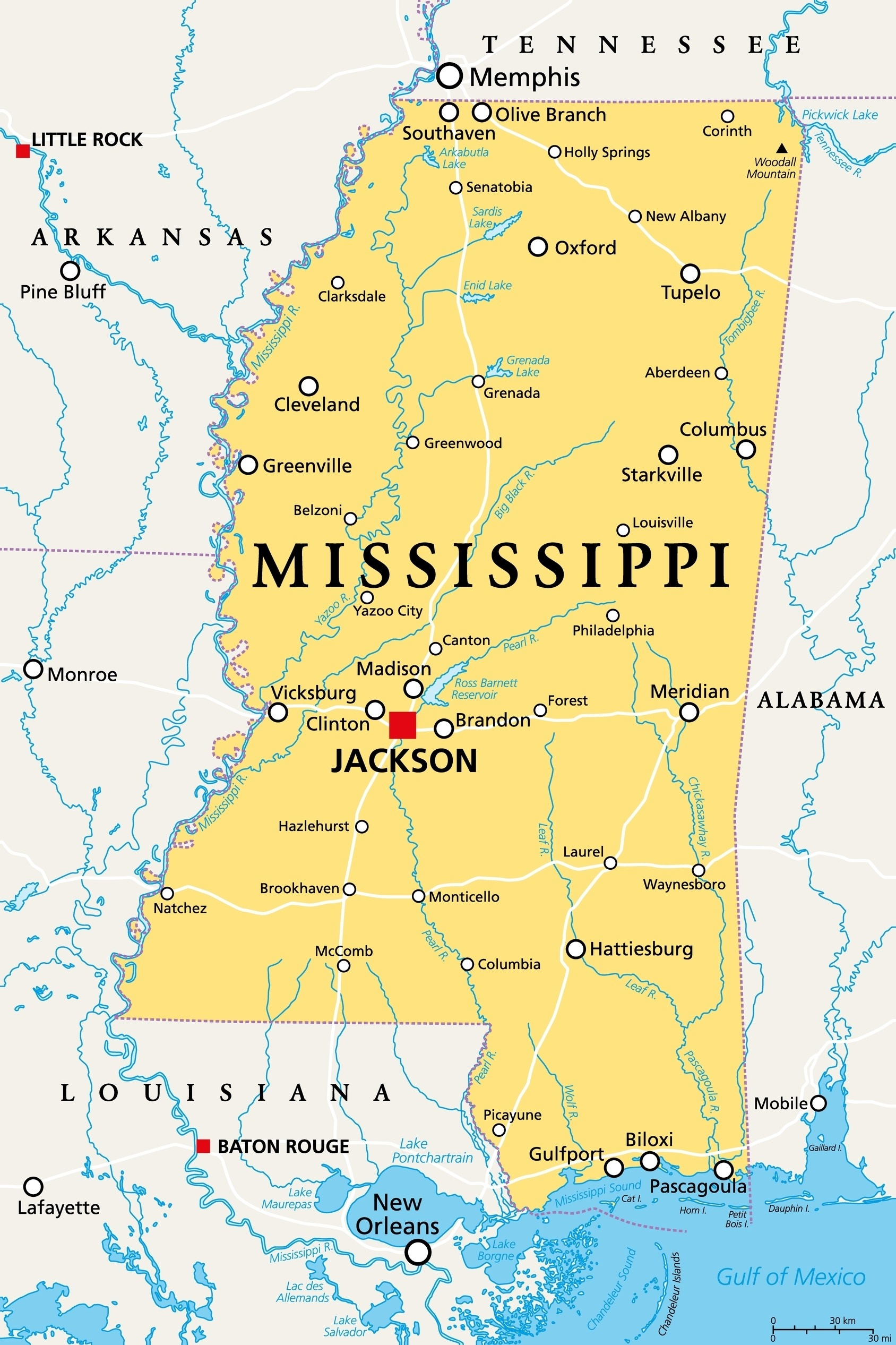 Us Gulf Coast Map | Mappr intended for Map of Mississippi Alabama Florida Gulf Coast